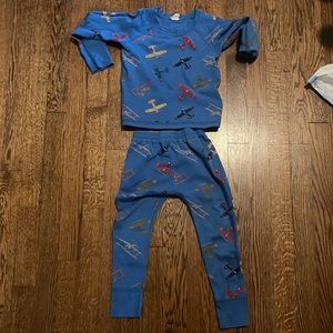 Airplane Hanna Andersson Pajama set 3T